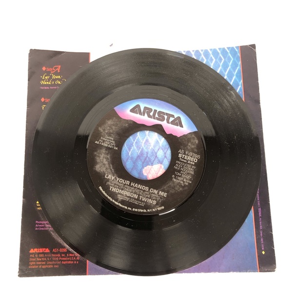 Thompson Twins 45 Record Lay Your Hands On Me - Picture 3 of 12